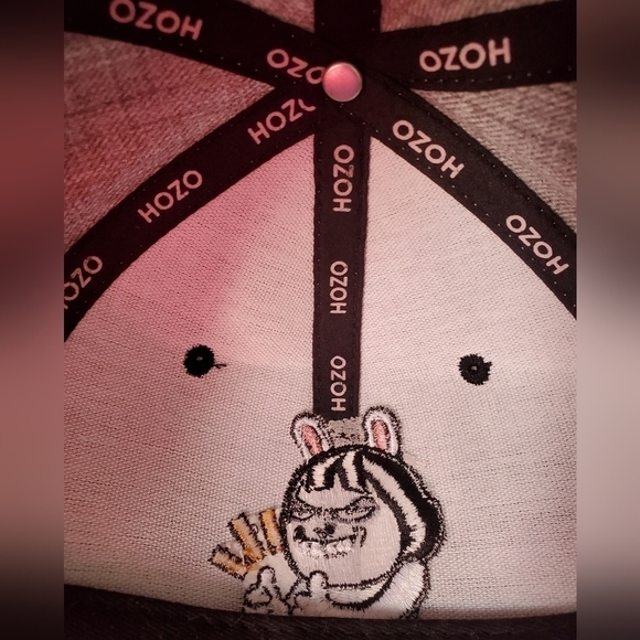 NWOT HOZO Cynical Rabbit Free Size Snapback In Gray - Picture 10 of 13